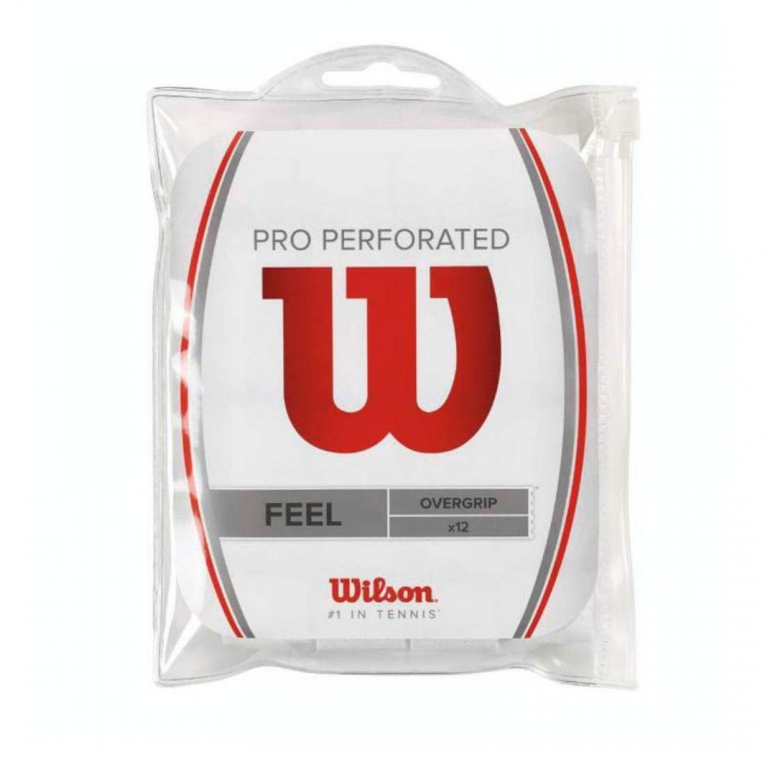 Wilson Pro Overgrip Perforated  12-Pack (White)