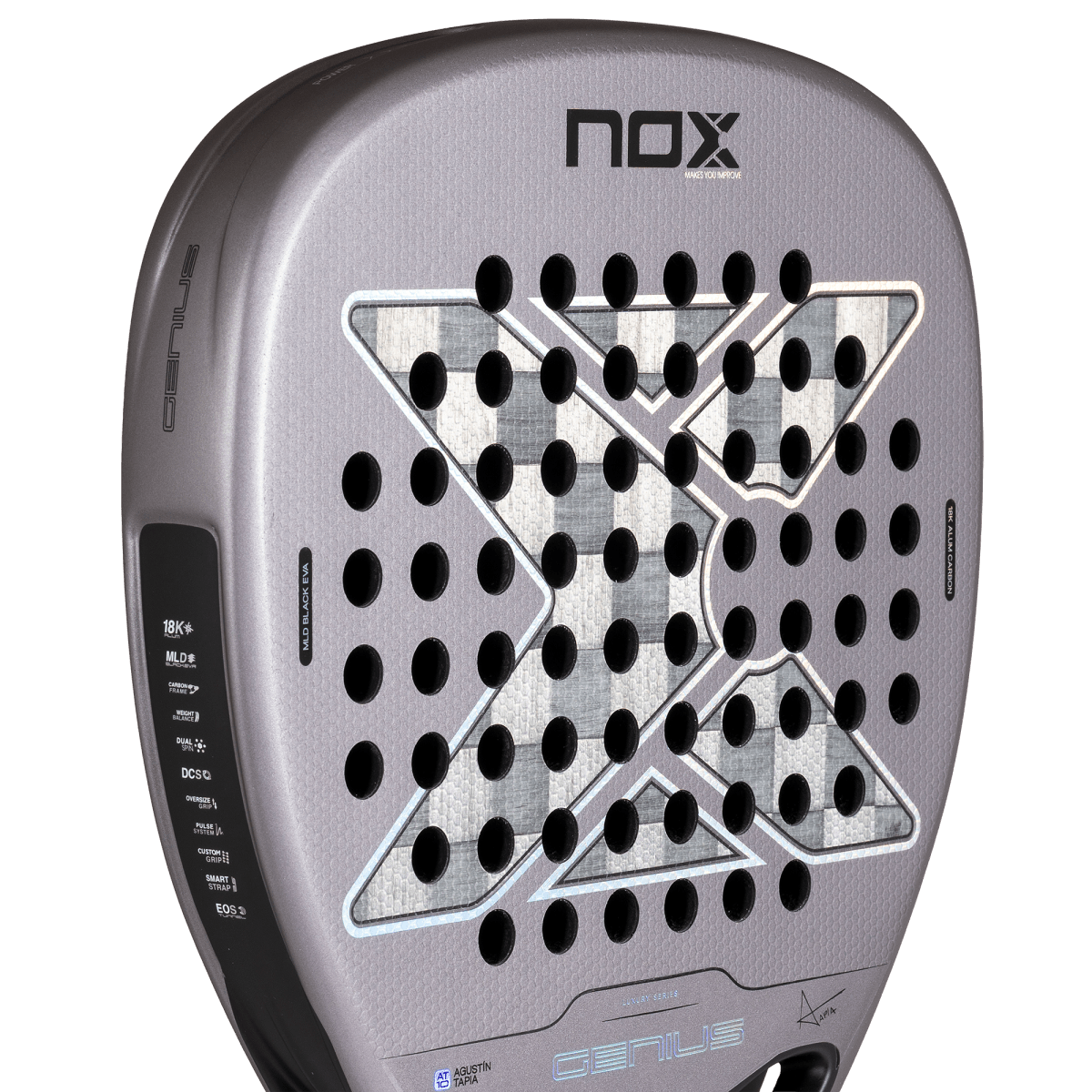 NOX AT10 Genius Attack 18K Alum 2027 padel racket