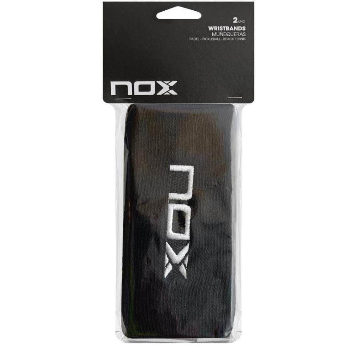 Nox Black Long Wristbands 2 Units