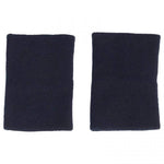Adidas Dark Blue White Long Wristbands 2 Units - Image 2