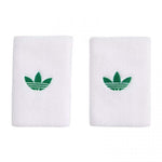 Adidas Originals # White Green Long Wristbands 2 Units - Image 1