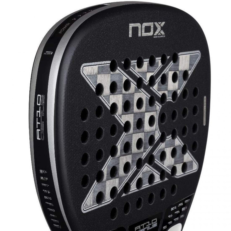 NOX NOX AT10 Genius Attack 18K Alum 2026 2026 padel racket